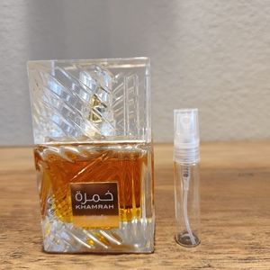 Lattafa Khamrah Perfume Sample